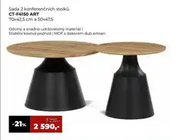 Jamall Sada 2 konferenčních stolků CT-F4150 ART nabídka