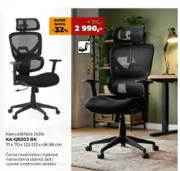 Jamall Kancelářská židle KA-Q8203 BK nabídka