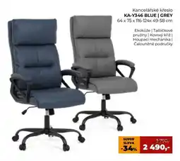 Jamall Kancelářské křeslo KA-Y346 BLUE | GREY nabídka