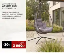 Jamall Závěsné křeslo AZ-V1289 GREY nabídka