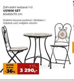Jamall Zahradní sestava 1+2 US1600 Set nabídka