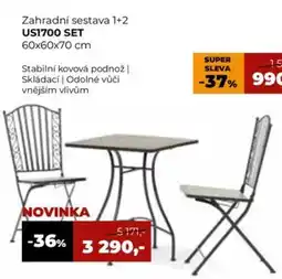 Jamall Zahradní sestava 1+2 US1700 Set nabídka