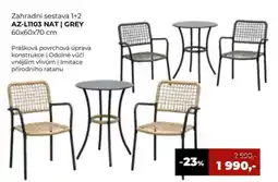 Jamall Zahradní sestava 1+2 AZ-L1103 NAT | GREY nabídka