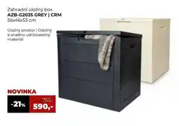 Jamall Zahradní úložný box AZB-G2035 GREY | CRM nabídka