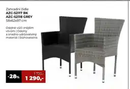 Jamall Zahradní židle AZC-S2117 BK AZC-S2118 GREY nabídka