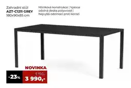 Jamall Zahradní stůl AZT-C1211 GREY nabídka