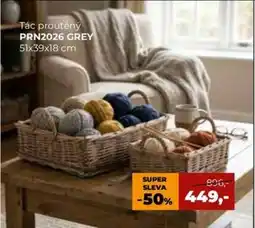 Jamall Tác proutěný PRN2026 GREY nabídka