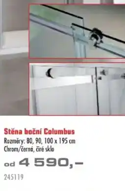 Uni Hobby Stěna boční Columbus nabídka