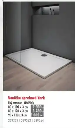 Uni Hobby Vanička sprchová York nabídka
