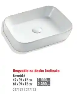 Uni Hobby Umyvadlo na desku Inclinato nabídka
