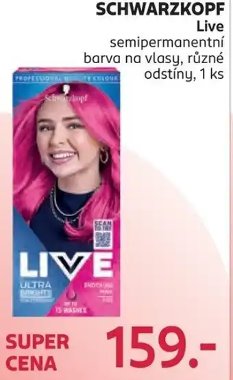 Rossmann SCHWARZKOPF Live nabídka