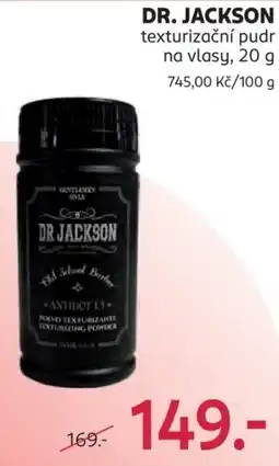 Rossmann DR. JACKSON texturizační pudr na vlasy nabídka
