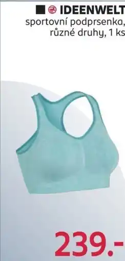 Rossmann IDEENWELT sportovní podprsenka nabídka