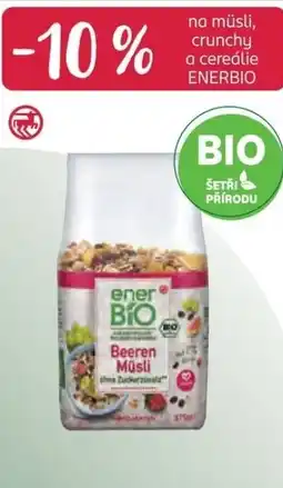 Rossmann Na müsli, crunchy a cereálie ENERBIO nabídka