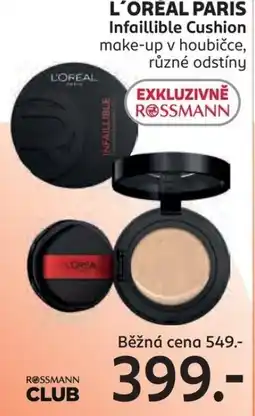 Rossmann L'ORÉAL PARIS Infaillible Cushion nabídka