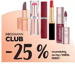 Rossmann Na produkty na rty L'ORÉAL nabídka