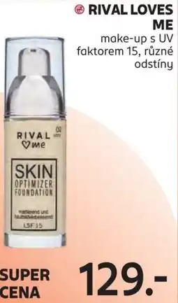 Rossmann RIVAL LOVES ME make-up s UV faktorem 15 nabídka