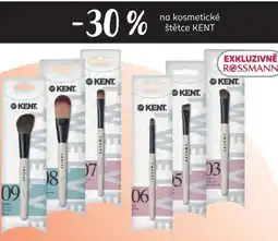 Rossmann Na kosmetické štětce KENT nabídka