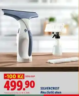 Lidl SilverCrest Aku čistič oken nabídka