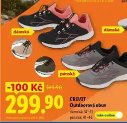 Lidl CRIVIT OUTDOOROVÁ OBUV nabídka