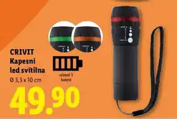 Lidl CRIVIT KAPESNÍ LED SVÍTILNA nabídka