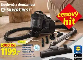 Lidl Silvercrest Podlahový bezsáčkový vysavač 850 W nabídka