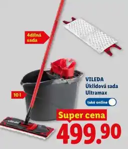 Lidl Vileda Úklidová sada Ultramax nabídka