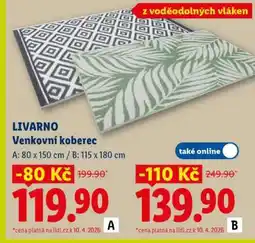 Lidl LIVARNO Venkovní koberec A nabídka