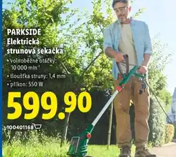 Lidl Parkside Elektrická strunová sekačka nabídka
