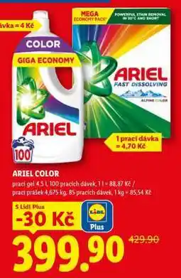 Lidl Ariel Color nabídka