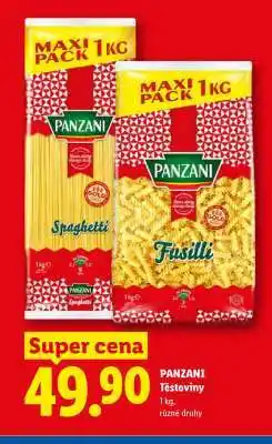 Lidl Panzani Těstoviny nabídka