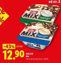 Lidl Müller Mix nabídka