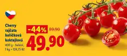 Lidl CHERRY RAJČATA KEŘÍČKOVÁ KOKTEJLOVÁ nabídka