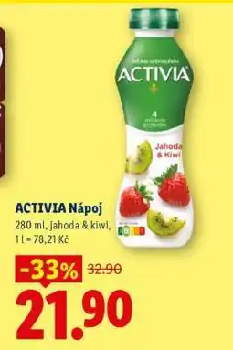 Lidl Activia nápoj nabídka