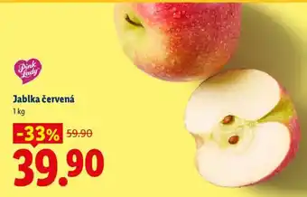 Lidl Jablka červená nabídka