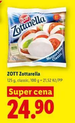 Lidl Zott Zottarella nabídka