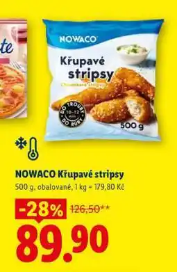 Lidl NOWACO Křupavé stripsy nabídka