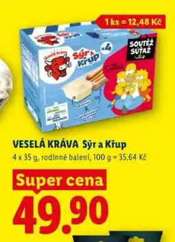 Lidl Veselá kráva Sýr a Křup nabídka