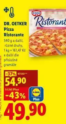 Lidl Dr. Oetker Pizza Ristorante nabídka