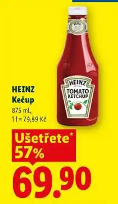 Lidl HEINZ kečup nabídka
