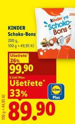 Lidl Kinder Schoko-Bons nabídka