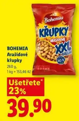 Lidl Bohemia Arašídové křupky nabídka