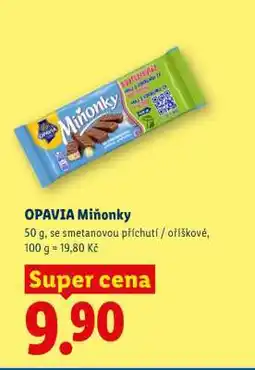 Lidl Opavia Miňonky nabídka