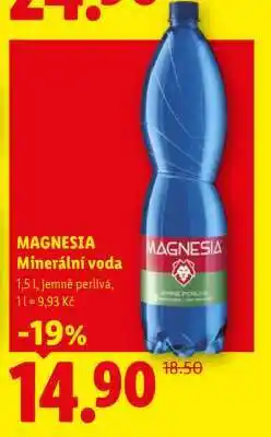 Lidl Magnesia minerální voda nabídka