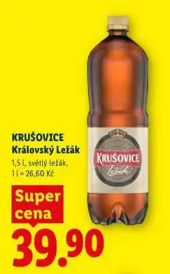 Lidl Krušovice Královský ležák nabídka