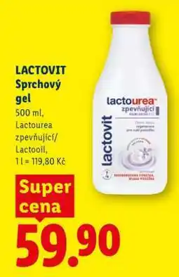 Lidl Lactovit Sprchový gel nabídka