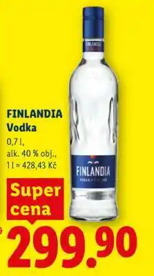 Lidl Finlandia Vodka nabídka