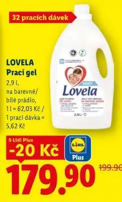 Lidl Lovela prací gel nabídka