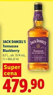 Lidl Jack Daniel’s Tennessee Blackberry nabídka