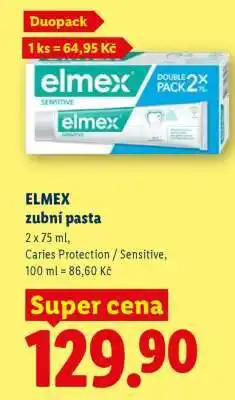 Lidl Elmex zubní pasta nabídka